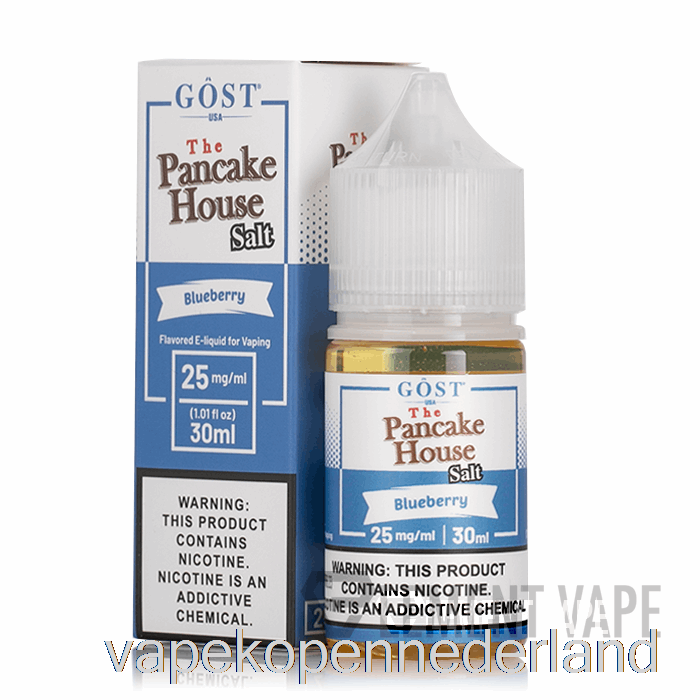 Vape Nederland Bosbessenzout - Het Pannenkoekenhuis - Gost Vapor - 30ml 25mg